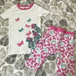 Tea Collection Shortie Pajamas Butterflies